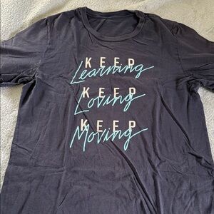 Bella Canvas Charcoal Tee with Motivational Script